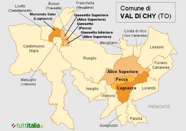 Istituzione del nuovo comune di VAL DI CHY